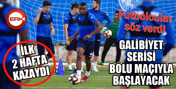 BB Erzurumspor, Boluspor karşısında galibiyet hedefliyor