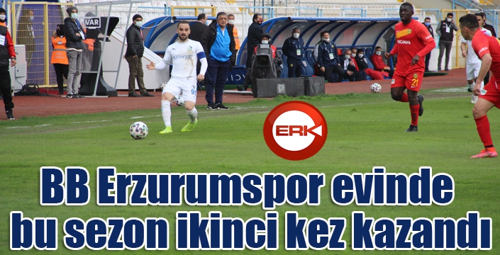 BB Erzurumspor evinde bu sezon ikinci kez kazandı