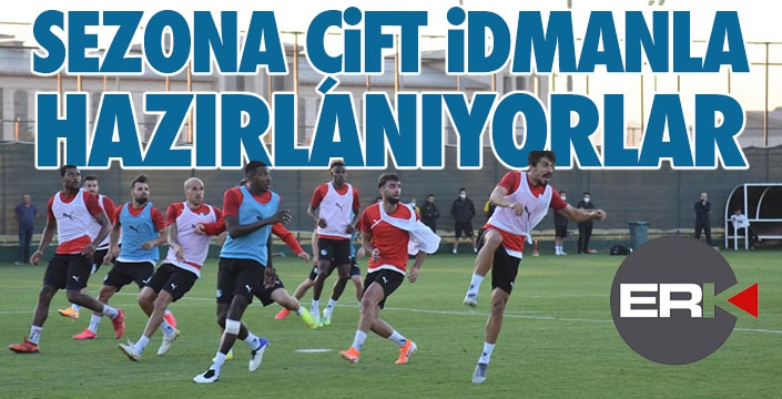 BB Erzurumspor yeni sezona çift antrenman ile hazırlanıyor