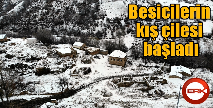 Besicilerin kış çilesi başladı