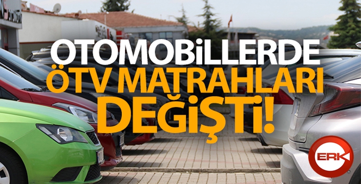 Binek otomobillerde ÖTV matrahları değiştirildi