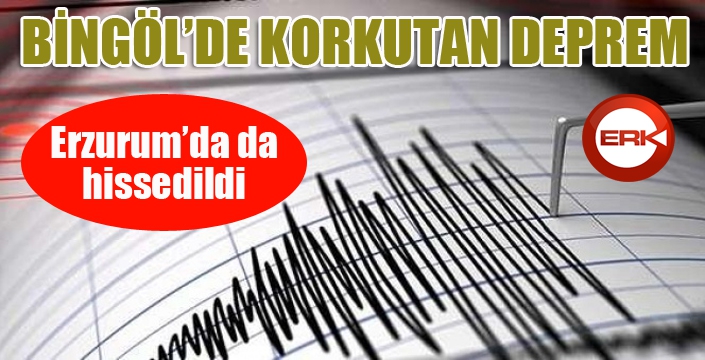 Bingöl'de 4,2 büyüklüğünde deprem