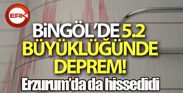 Bingöl'de korkutan deprem!