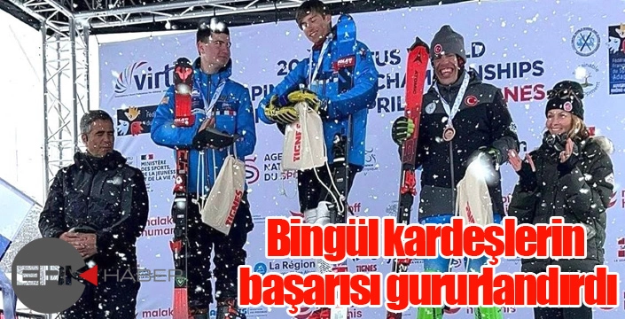 Bingül kardeşlerin başarısı gururlandırdı
