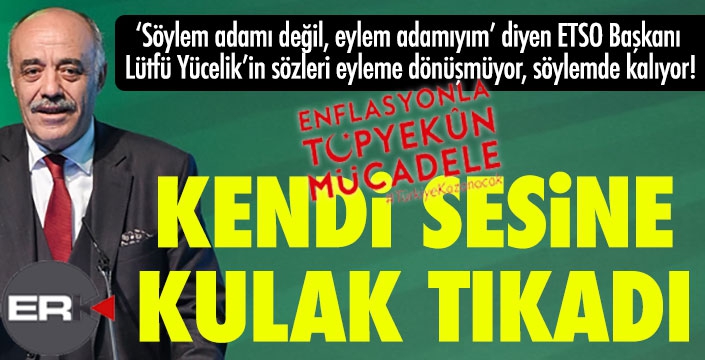 Bir Lütfü Yücelik klasiği... Kendi sesine kulak tıkadı!