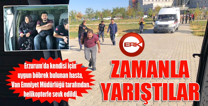 Böbrek nakli bekleyen hasta için zamanla yarış