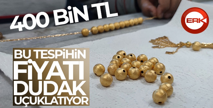 Bu tespihin fiyatı dudak uçuklatıyor: 400 bin TL