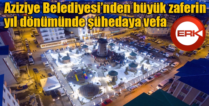 Büyük zaferin yıl dönümünde şühedaya vefa