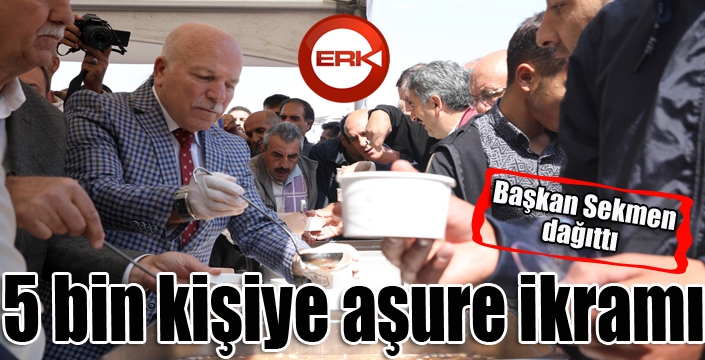 Büyükşehir’den 5 bin kişiye aşure ikramı