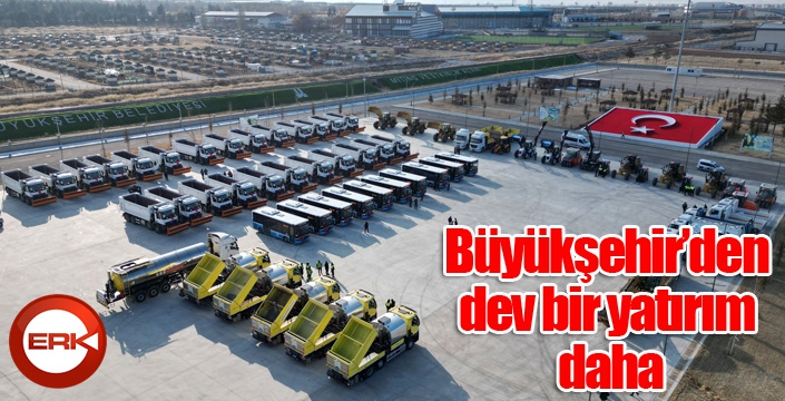 Büyükşehir’den dev bir yatırım daha: 15. araç filosu