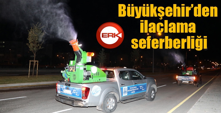 Büyükşehir’den ilaçlama seferberliği