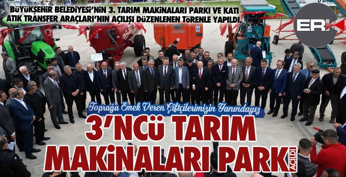 Büyükşehir’den yeni bir çevre ve tarım yatırımı daha