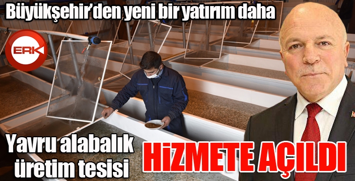 Büyükşehir’den yeni bir yatırım daha...