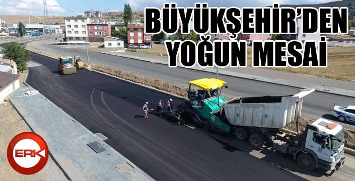 Büyükşehir'den yoğun mesai...