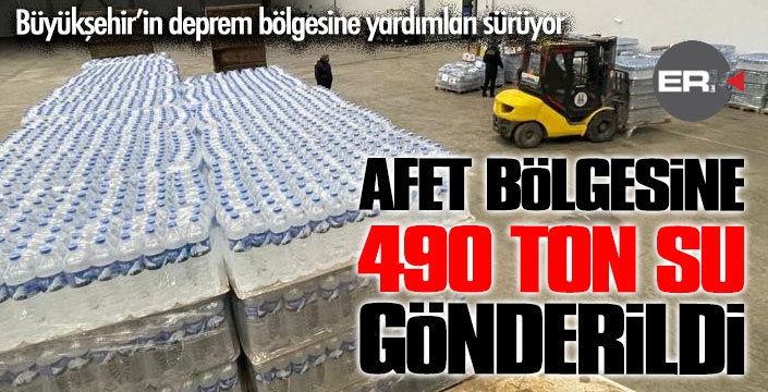 Büyükşehir’in deprem bölgesine yardımları sürüyor