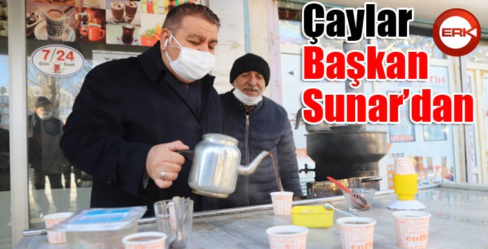 Çaylar Başkan Sunar’dan