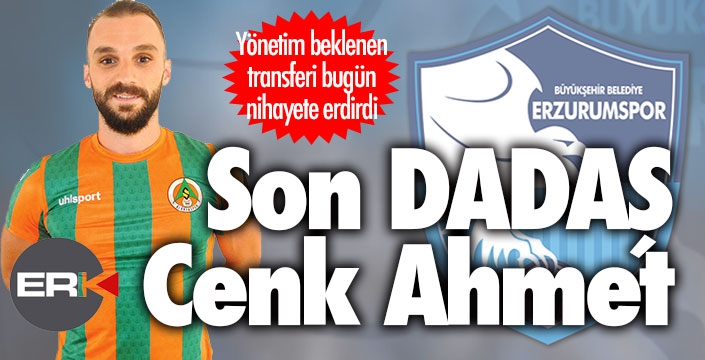 Cenk Ahmet Erzurumspor'da...