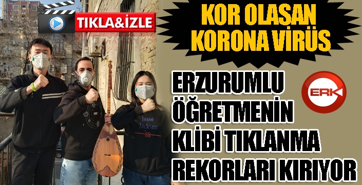 Çinli öğrencileriyle birlikte korona virüsüne beste yaptı