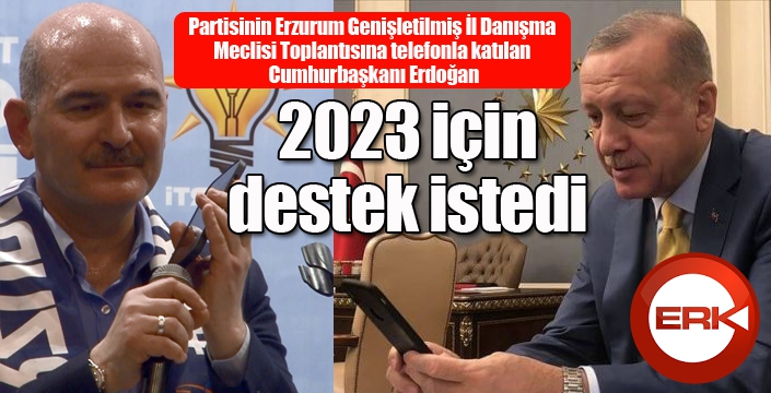 Cumhurbaşkanı Erdoğan: Dadaşların desteğini bekliyorum....