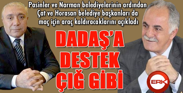 Dadaşa destek çığ gibi