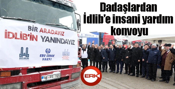 Dadaşlardan İdlib’e insani yardım konvoyu