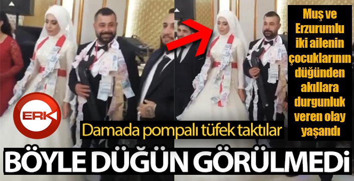 Damada 'pompalı tüfek' taktılar