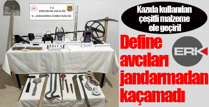 Define avcıları jandarmadan kaçamadı...