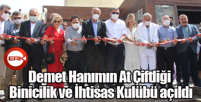 Demet Hanımın At Çiftliği Binicilik ve İhtisas Kulübü açıldı