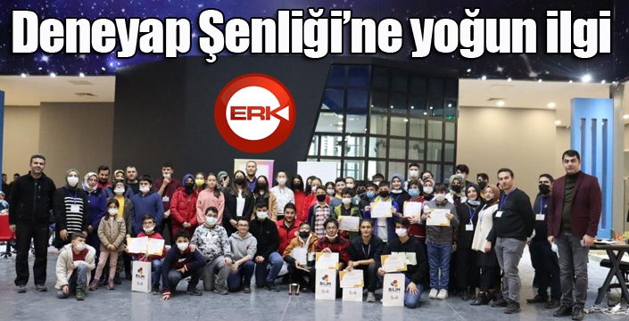 Deneyap Şenliği’ne yoğun ilgi