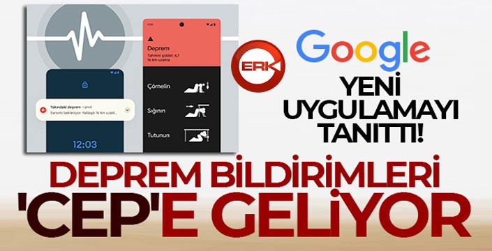 Deprem bildirimleri 'cep'e geliyor