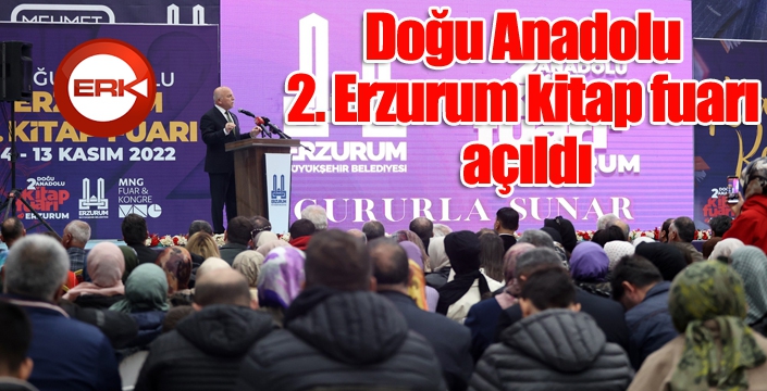 Doğu Anadolu 2. Erzurum kitap fuarı açıldı