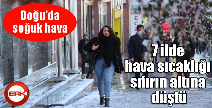 Doğu Anadolu'da soğuk hava