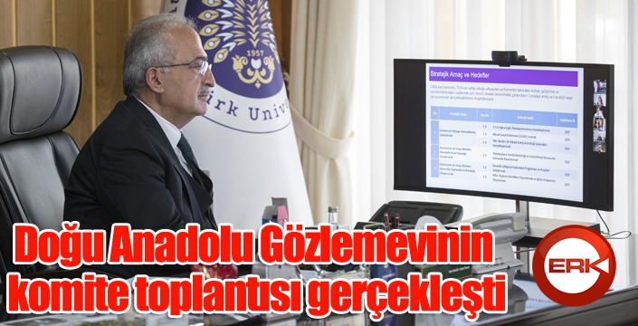 Doğu Anadolu Gözlemevinin komite toplantısı gerçekleşti