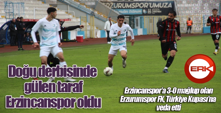 Doğu derbisinde gülen taraf Erzincanspor oldu...