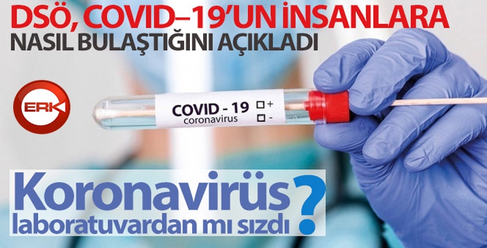 DSÖ, COVİD-19'un insanlara nasıl bulaştığını açıkladı