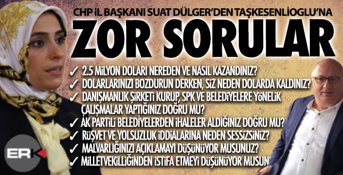 Dülger'den Taşkesenlioğlu'na 