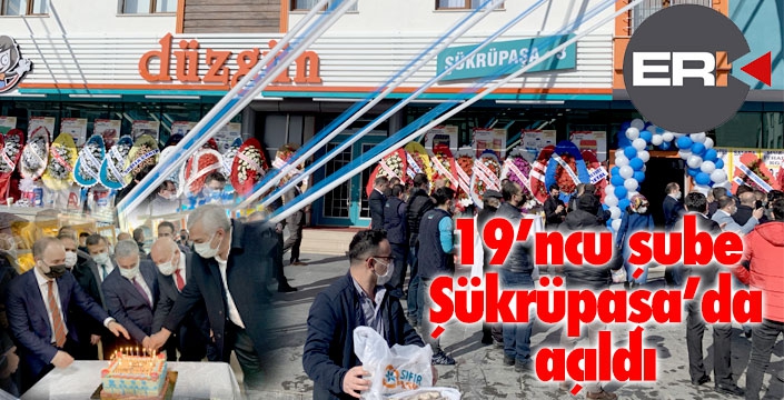 Düzgün Market'in 19'ncu şubesi açıldı