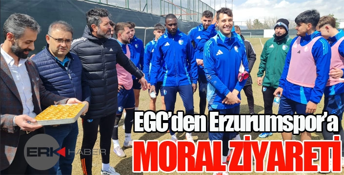 EGC’den Erzurumspor’a moral ziyareti…