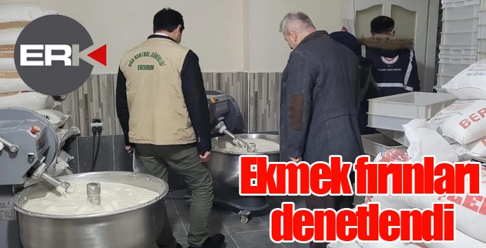 Ekmek fırınları denetlendi