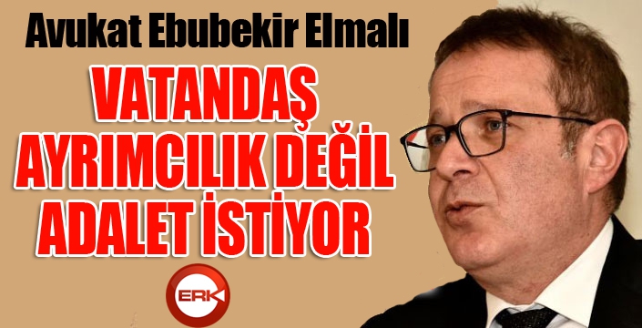 ELMALI, VATANDAŞ ÇATIŞMA DEĞİL DİYALOG İSTİYOR