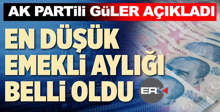 En düşük emekli aylığı belli oldu