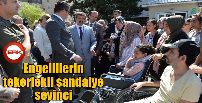 Engellilerin tekerlekli sandalye sevinci