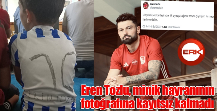 Eren Tozlu, kayıtsız kalmadı...