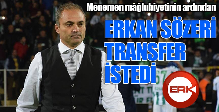 Erkan Sözeri: “5-6 transfer yapmamız gerektiği ortaya çıktı”