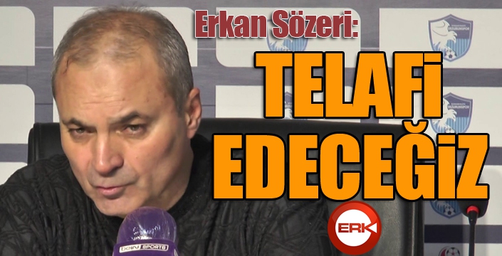 Erkan Sözeri: “Şampiyonluk yolunda çok önemli iki puanı kaybettik”