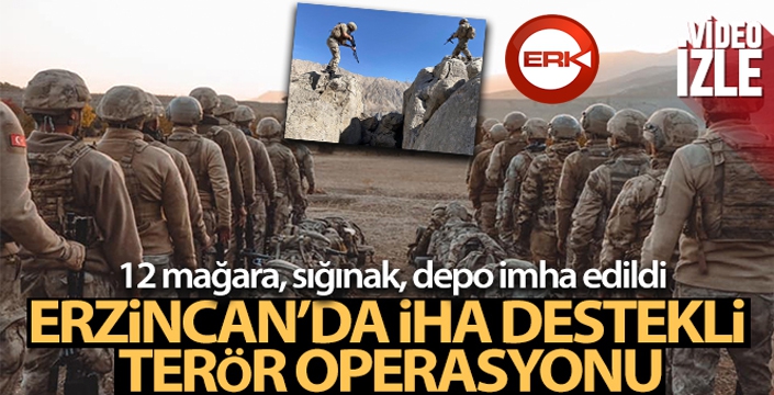 Erzincan'da terör operasyonu