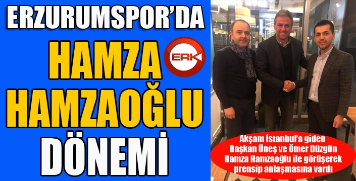 Erzurumspor'da Hamza Hamzaoğlu dönemi...