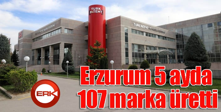 Erzurum 5 ayda 107 marka üretti