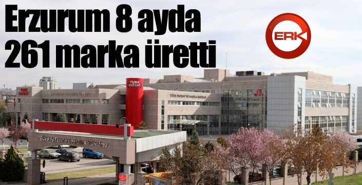 Erzurum 8 ayda 261 marka üretti