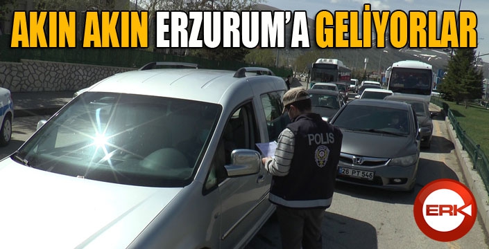 Erzurum'a akın akın geliyorlar